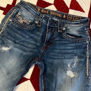 Rock revival jeans, size 33-34